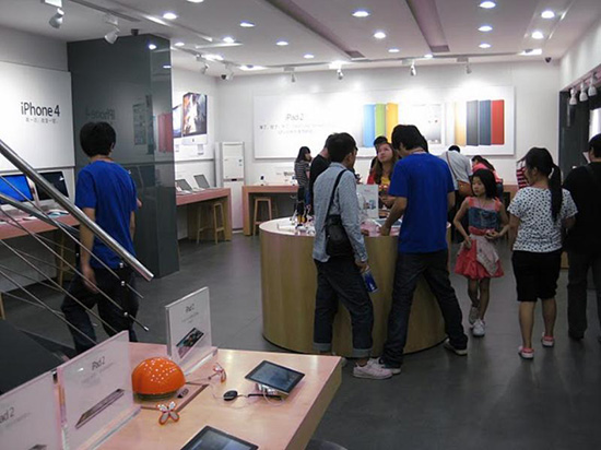 肉眼難以分辨！昆明驚現高仿Apple Store