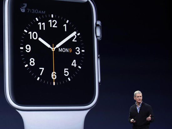 蘋果股價在Apple Watch發布后小幅收漲