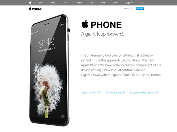 下代蘋果手機長這樣？名叫Apple Phone？