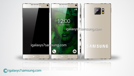 無(wú)邊框設(shè)計(jì)！三星Galaxy S7概念機(jī)曝光