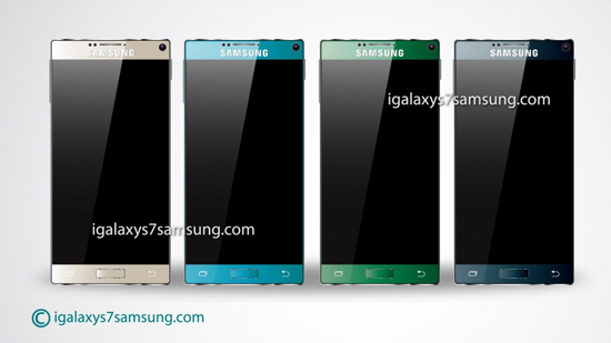 無(wú)邊框設(shè)計(jì)！三星Galaxy S7概念機(jī)曝光