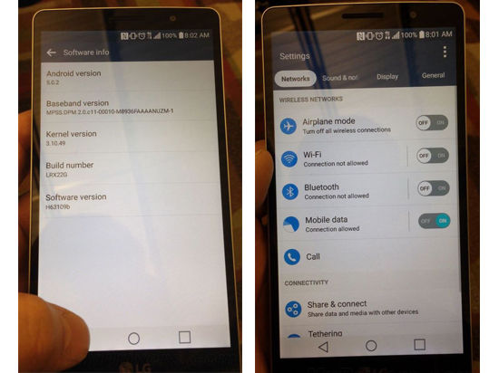 預計下半年發布，LG G4 Note諜照曝光