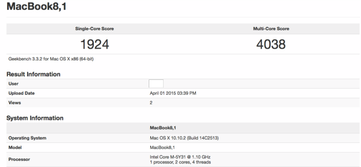 12英寸的新MacBook性能僅相當于2011年的Air