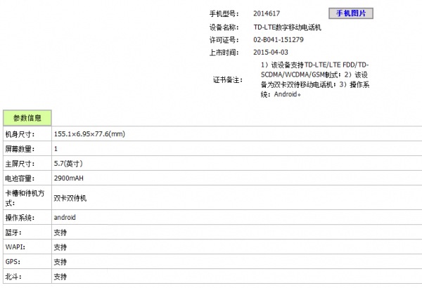 兩款小米Note現身工信部，說好的頂配呢？