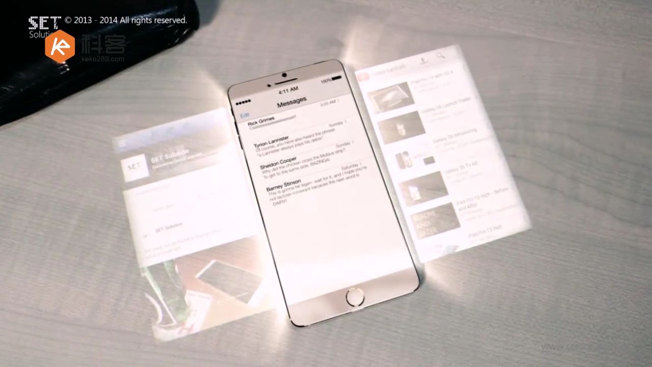 視頻 | 全息投影可換電池，這才是iPhone7？！
