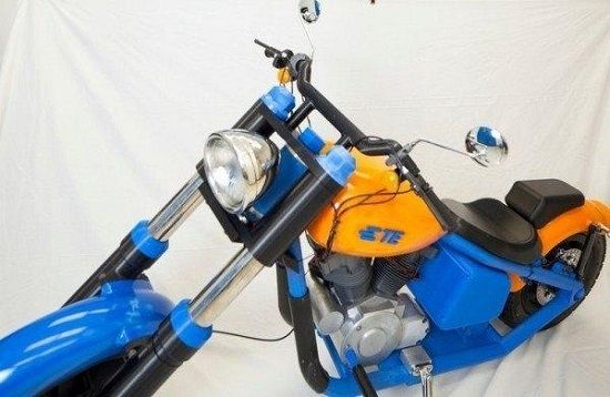 全球首輛3D打印摩托車 時(shí)速僅24公里