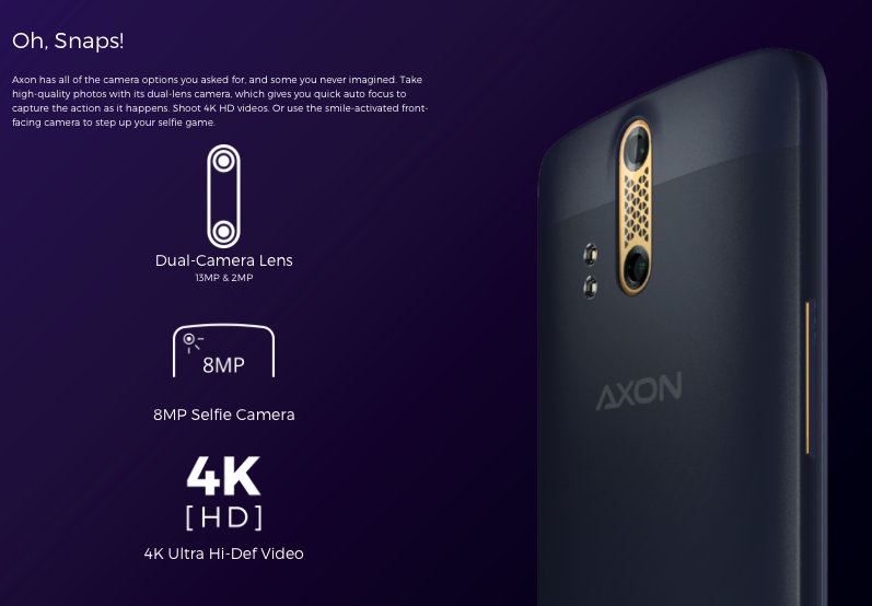 原來是它！中興旗艦Axon國行版7月21日發布