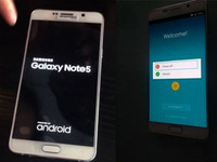三星Note 5開機畫面曝光 或將8月21日開賣