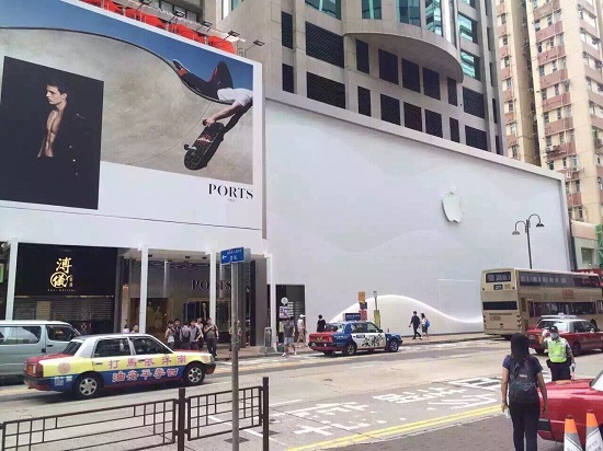香港第４家蘋果店開業(yè)！庫克發(fā)推答謝果粉支持