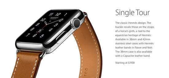 最低也7000元！愛馬仕Apple Watch 10月5日上市