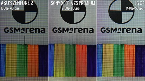 測試結果：索尼Z5 Premium的4K屏幕沒啥卵用？