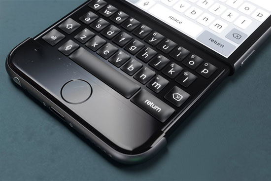 iPhone 6s加入物理全鍵盤(pán)？炫酷極了！