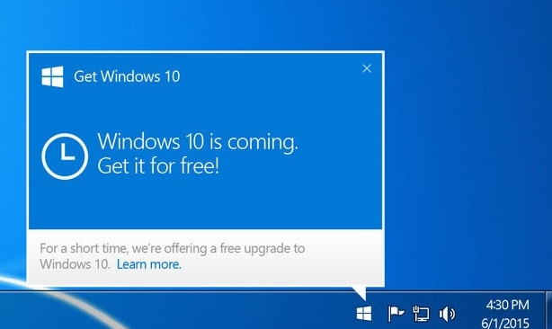 微軟成惡霸，強行提升升級Win 10還關不掉