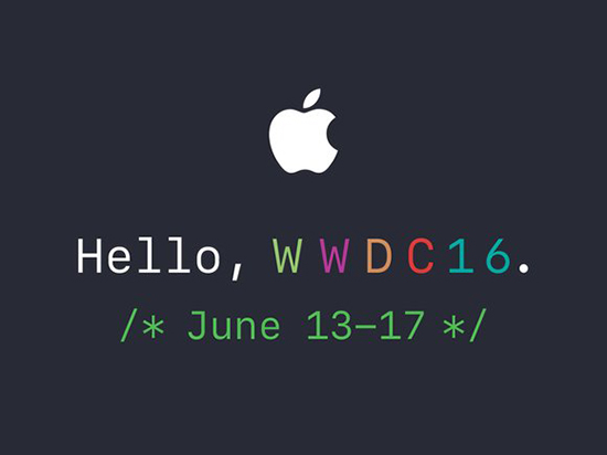 蘋果發出WWDC 2016邀請函：本月13日正式舉行
