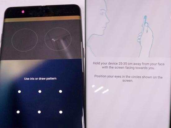 三星Note 7黑科技：虹膜識別超強 技術碾壓國產