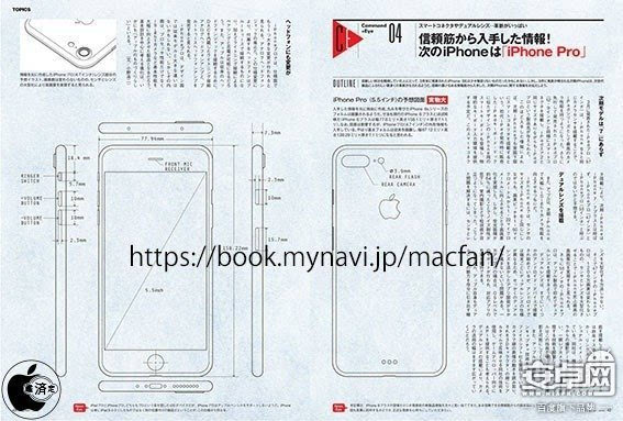 iPhone 7設(shè)計圖紙泄露！外形設(shè)計出乎意料