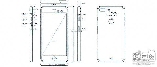 iPhone 7設(shè)計圖紙泄露！外形設(shè)計出乎意料