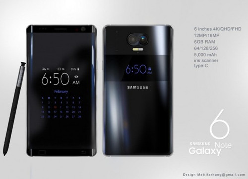 三星Note 6/6 edge數據曝光：搭載驍龍820？