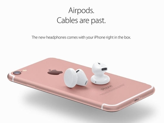 iPhone 7概念圖曝光：將標(biāo)配無線藍牙耳機？
