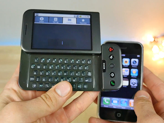 第一代iPhone對比第一代安卓：誰抄誰了？