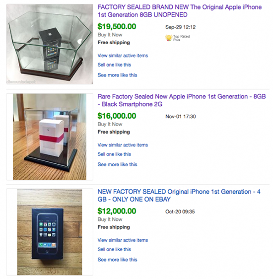 考驗(yàn)果粉的時(shí)候到了：初代iPhone炒到13萬(wàn) 你買不？
