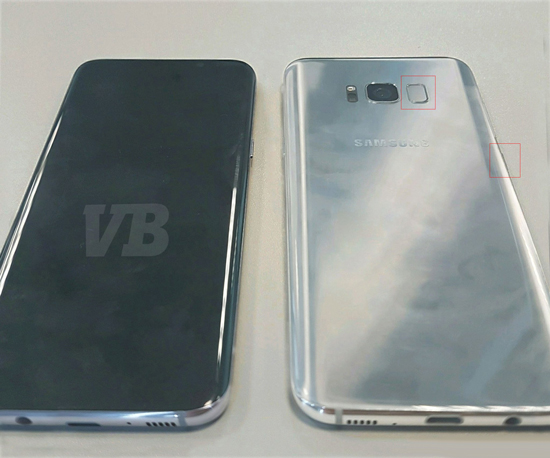 三星Galaxy S8 edge真機曝光：指紋識別真放背上了