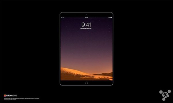 10.5寸蘋果iPad或主打設計：采用無邊框？