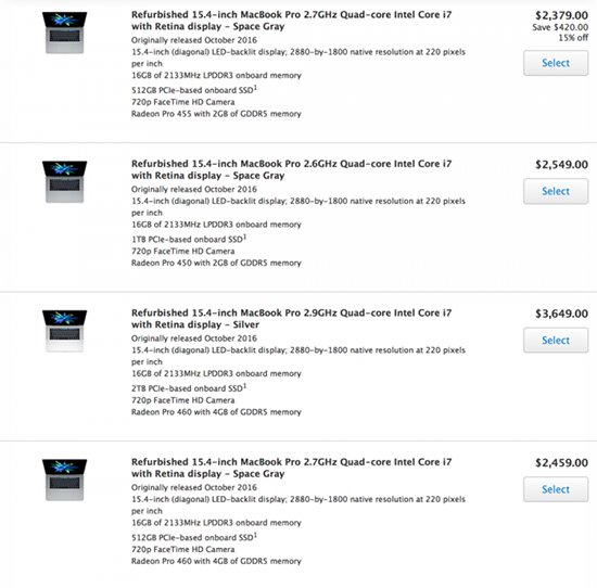 Touch Bar版MacBook Pro翻新機也來了！但依然買不起啊