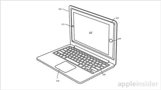 腦洞大開！蘋果新專利能把iPhone瞬間變筆記本