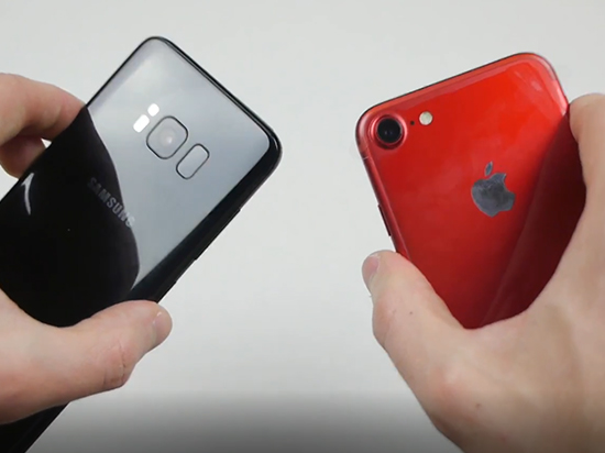 Galaxy S8 vs iPhone 7跌落測(cè)試 猜誰(shuí)笑到最后