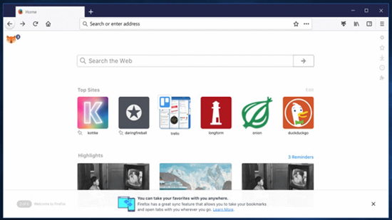 界面設計大改 FireFox 57全新UI首次公布