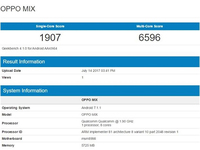 OPPO MIX現身Geekbench：全面屏，配置彪悍