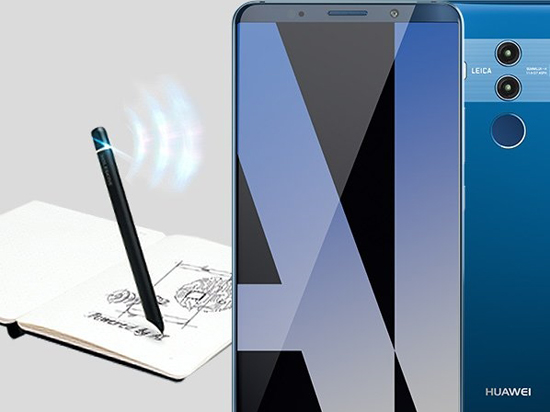 Mate 10 Pro定制手寫筆曝光：紙張作圖數碼化，下周發布