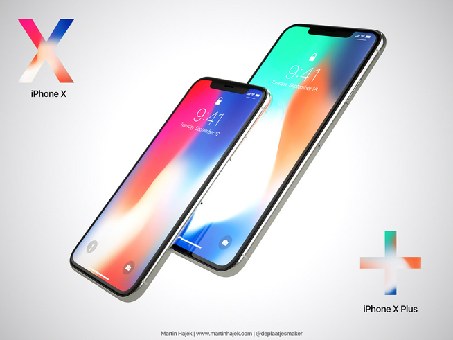 6.7寸iPhone X Plus概念機圖賞：設計照搬？看了內心毫無波動