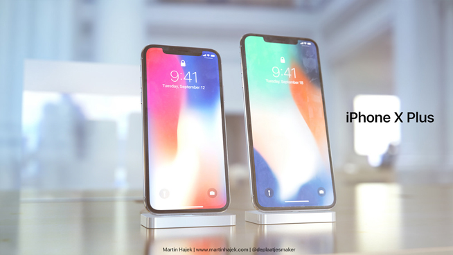 6.7寸iPhone X Plus概念機圖賞：設計照搬？看了內心毫無波動