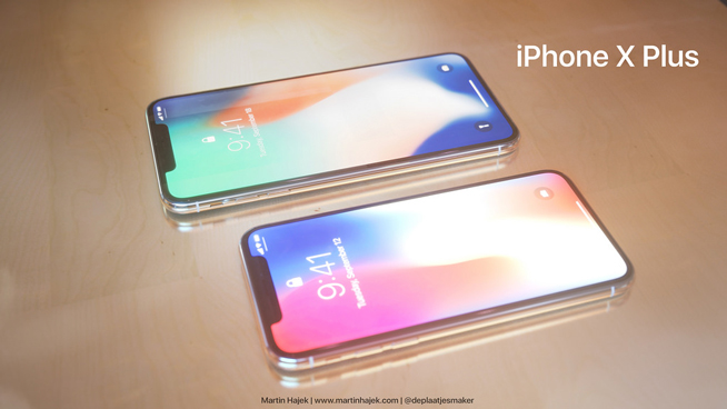 6.7寸iPhone X Plus概念機圖賞：設計照搬？看了內心毫無波動
