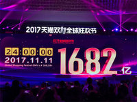 1682億破紀錄！2017天貓雙11全球狂歡節數據匯總