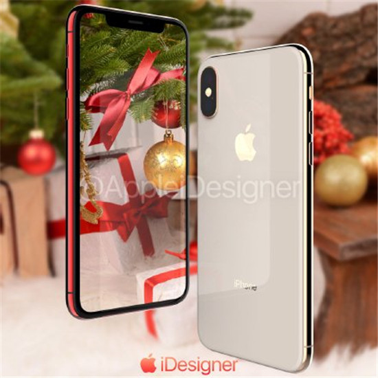 iPhone X新配色渲染圖曝光：紅黑撞色設計，有點騷氣