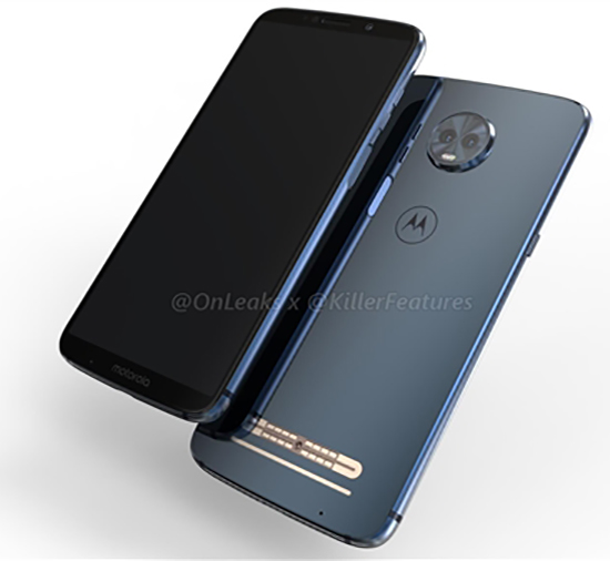 摩托首款全面屏模塊手機(jī)？Moto Z3 Play官方渲染圖曝光