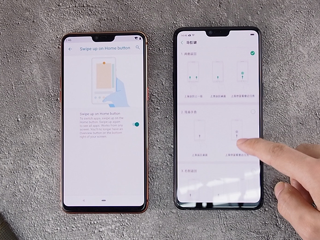 OPPO R15手勢操作對比：ColorOS還是Android P好用？