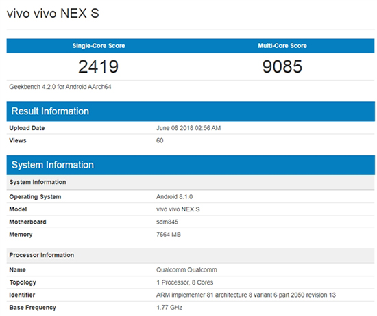 科客晚報(bào)：vivo NEX S現(xiàn)身知名跑分網(wǎng)站 努比亞Z18屏占比新突破