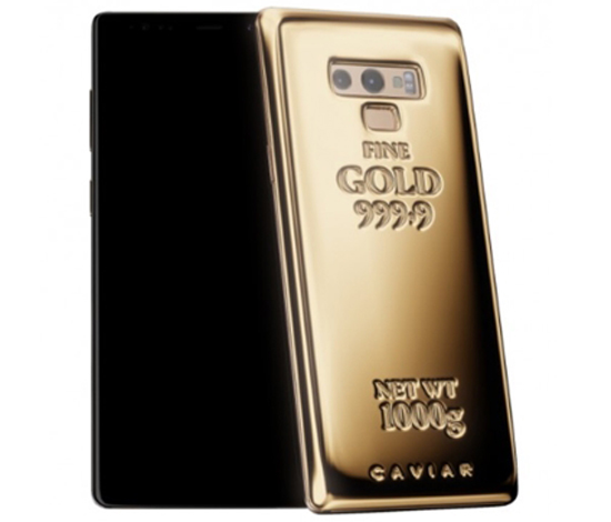 俄奢侈品牌商再出手：純金版本三星Note9 土豪本質盡顯
