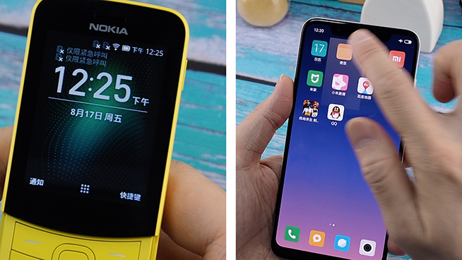 諾基亞8110 4G對(duì)比小米8 ：其實(shí)沒有完敗作備用機(jī)很適合