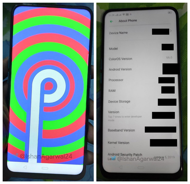 OPPO R19新機提前偷跑？前置鏡頭藏了起來 屏占比進一步提升