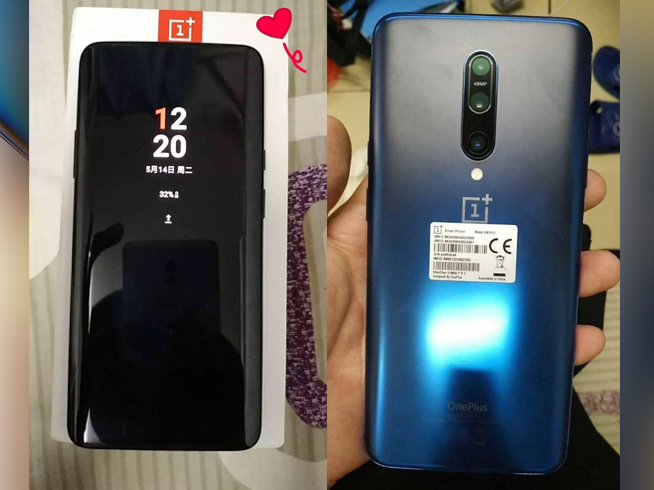 一加手機7 Pro真機提前曝光：屏占比一絕 磨砂新配色很香