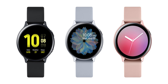 三星Galaxy Watch Active2發布：表圈可觸控 設計簡潔風