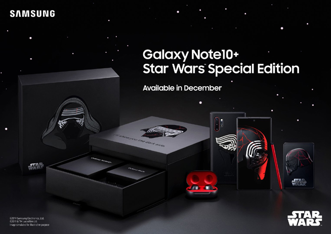 Awesome！三星Galaxy Note10+星球大戰特別版即將登場