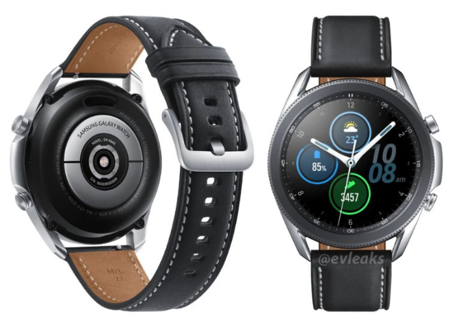 三星Galaxy Watch 3曝光：延續旋轉表盤 鈦合金版顏值能打