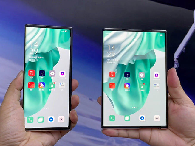 卷軸屏優于折疊屏？OPPO X 2021概念機探秘：使用壽命10萬+