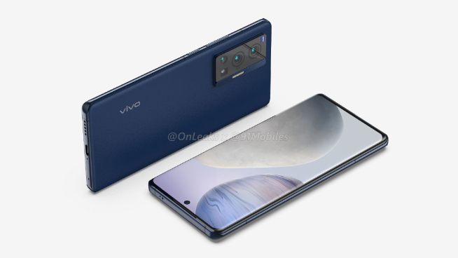 vivo X70 Pro最新渲染圖曝光：標(biāo)配頂級屏幕！云階四攝蔡司全鍍膜